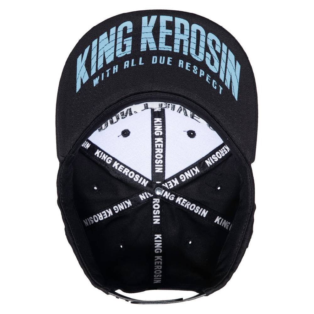 Queen Kerosin Flat Brim Cap «Don't Give A Fuck» Sonderangebot