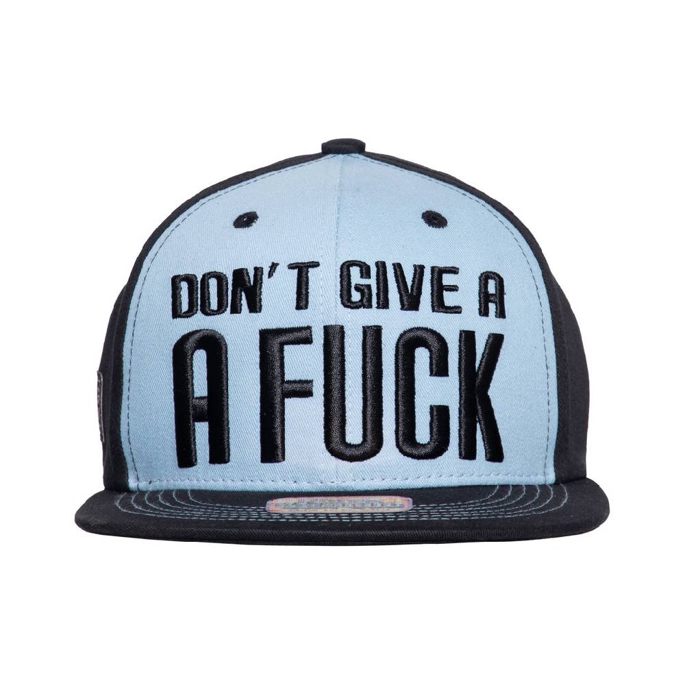 Queen Kerosin Flat Brim Cap «Don't Give A Fuck» Sonderangebot