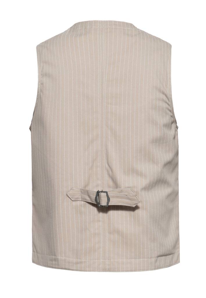 Queen Kerosin Pinstripe Weste Versandkostenfrei