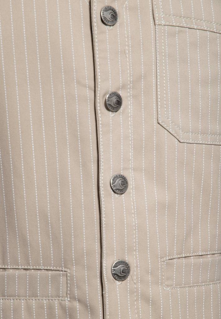 Queen Kerosin Pinstripe Weste Versandkostenfrei