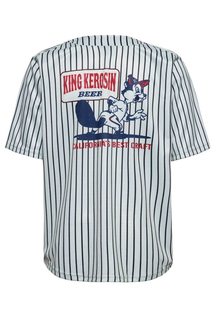Queen Kerosin Baseballhemd «King Kerosin Beer» Großer Ausverkauf