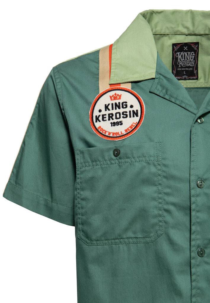 Queen Kerosin Racing-Hemd «Rock'n'Roll Rebel Kings» Begrenztes Angebot