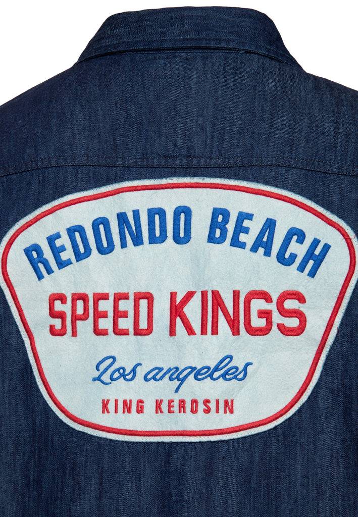 Queen Kerosin Workwear Hemd «Speed Kings» Preisnachlass