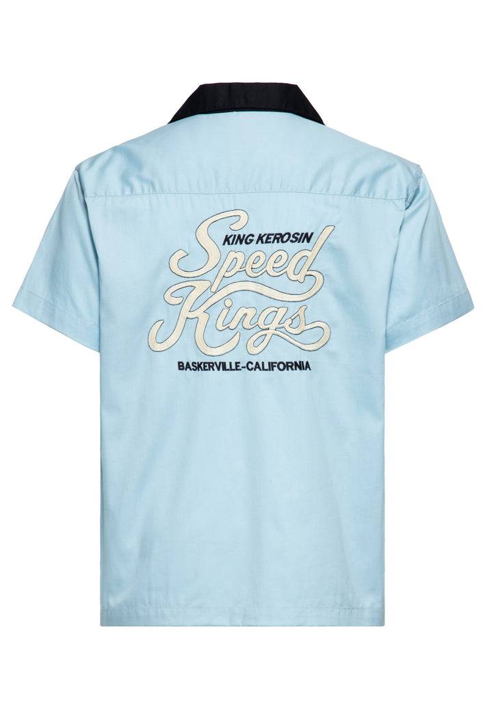 Queen Kerosin Lounge Hemd «Speed Kings» Saisonschlussverkauf
