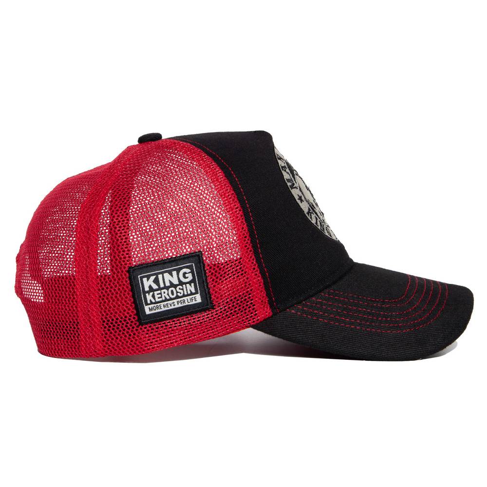 Queen Kerosin Trucker Cap «Man in Black» Jubiläumsangebot