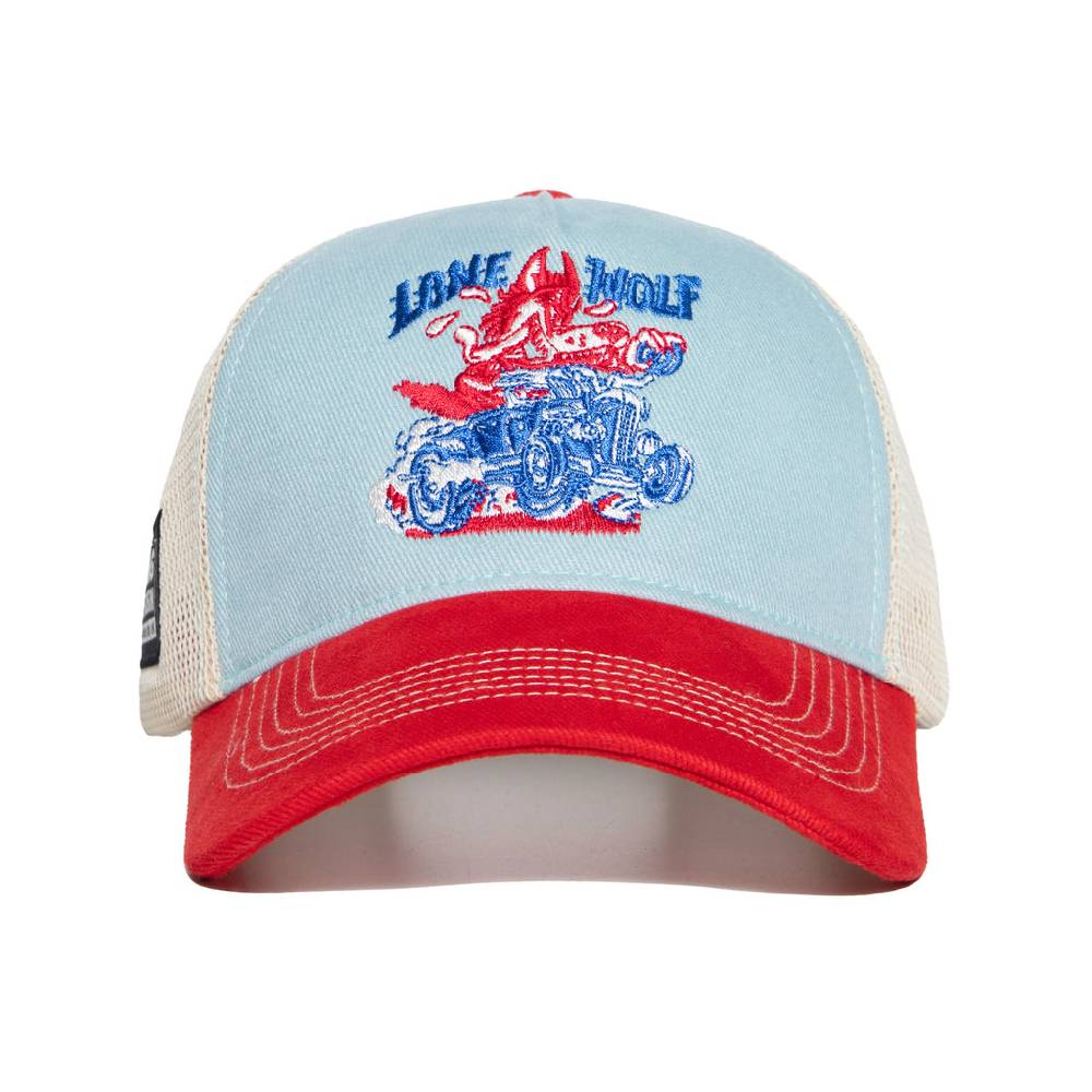 Queen Kerosin Trucker Cap «Lone Wolf» Lagerräumung