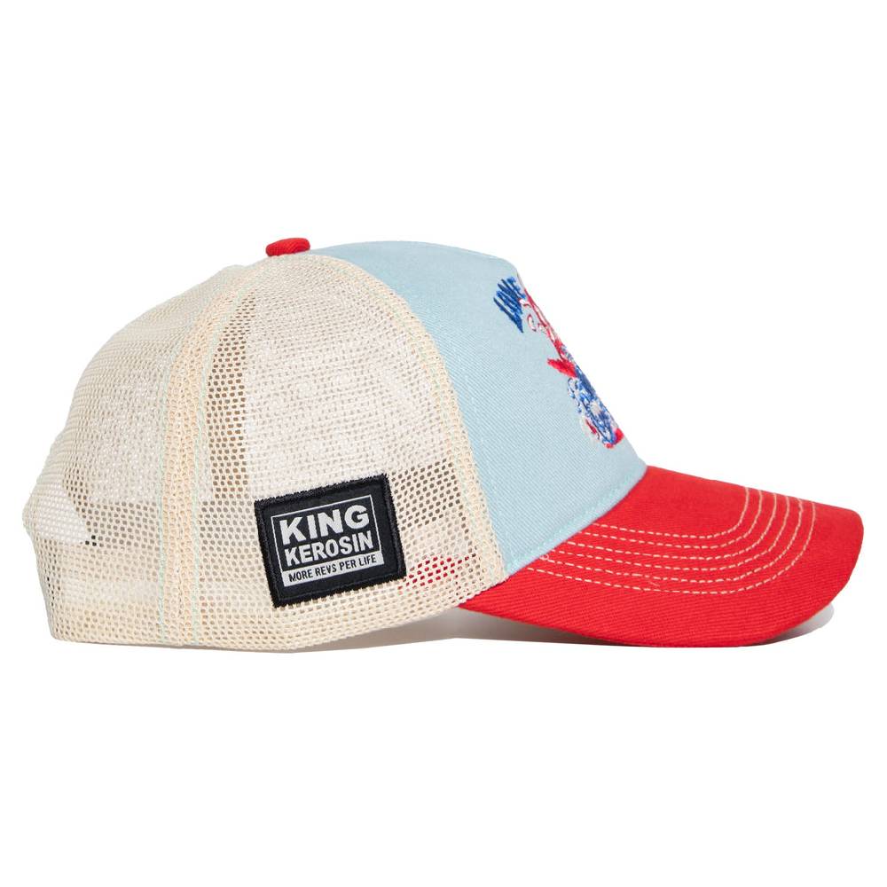 Queen Kerosin Trucker Cap «Lone Wolf» Lagerräumung