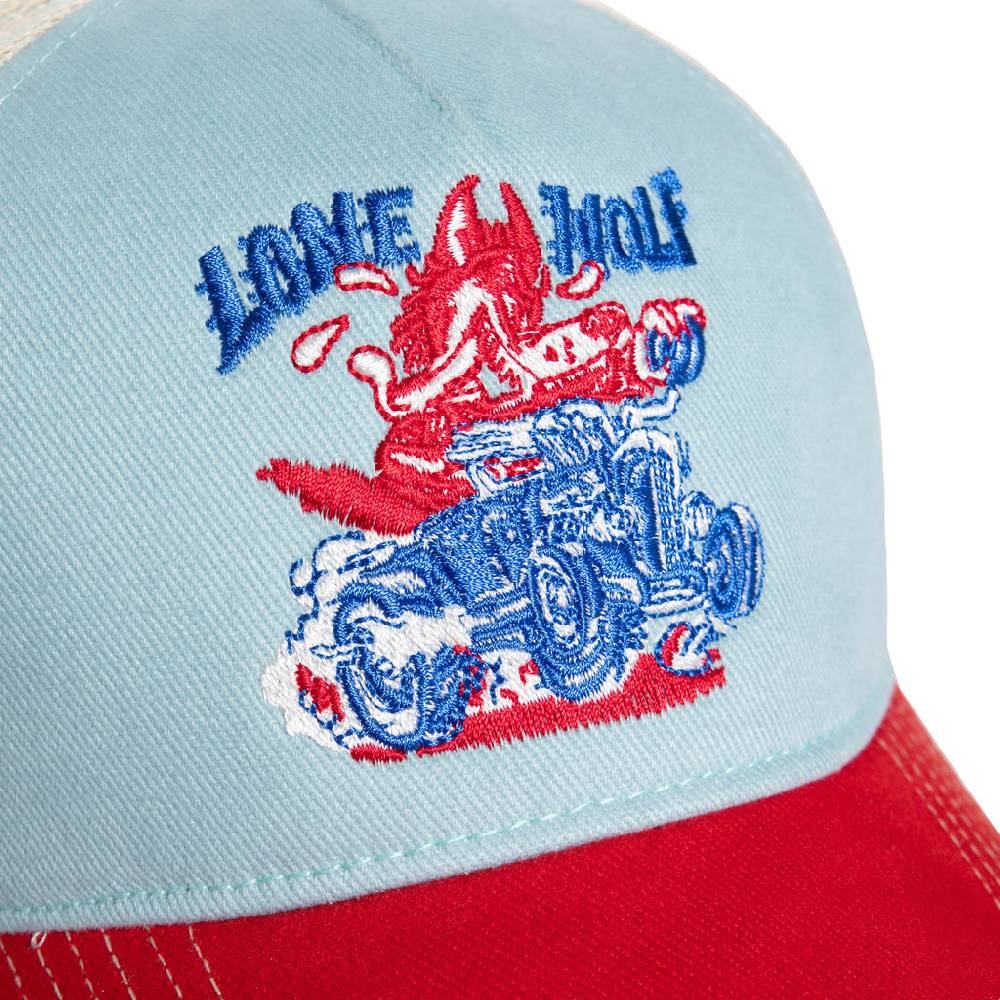 Queen Kerosin Trucker Cap «Lone Wolf» Lagerräumung