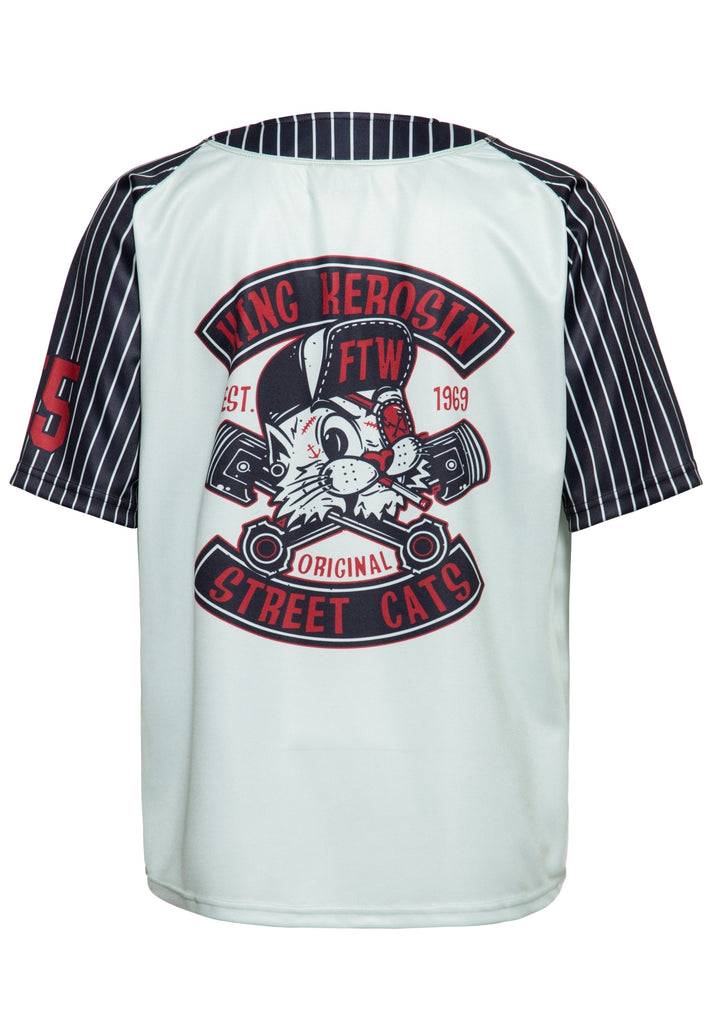 Queen Kerosin Baseballhemd «Street Cats» Blitzangebot