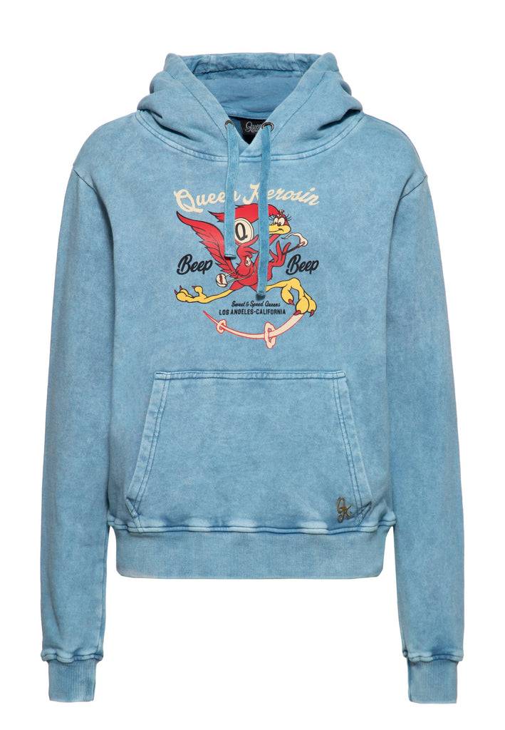 Queen Kerosin Hoodie «Beep Beep» VIP-Rabatte