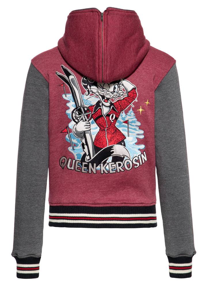 Queen Kerosin Collegejacke «Fast & Curvy» Tiefpreis