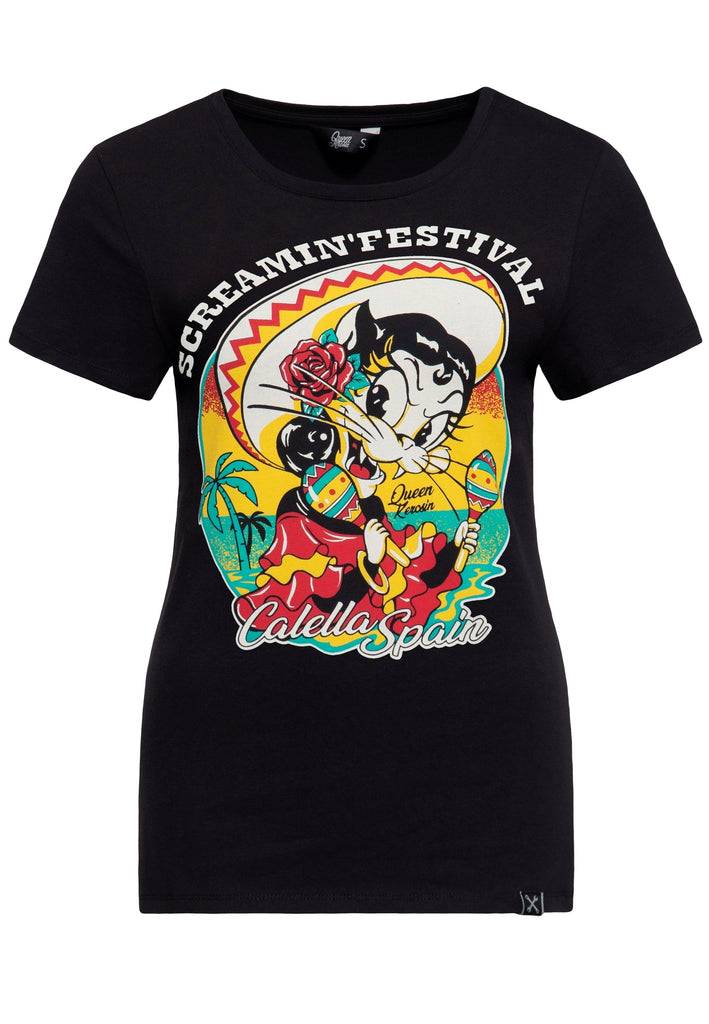 Queen Kerosin T-Shirt «Screamin' - 50s Rock & Rhythm Festival» Super Sparpreis