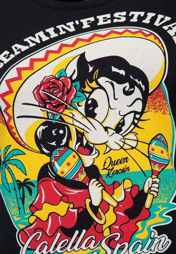 Queen Kerosin T-Shirt «Screamin' - 50s Rock & Rhythm Festival» Super Sparpreis