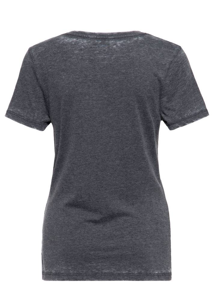 Queen Kerosin Enzym Wash T-Shirt «Hasta La Muerte» Zeitbegrenzte Promotion