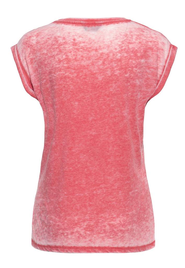 Queen Kerosin Enzym Wash T-Shirt «Super Cutie» Bis zu 60% Rabatt