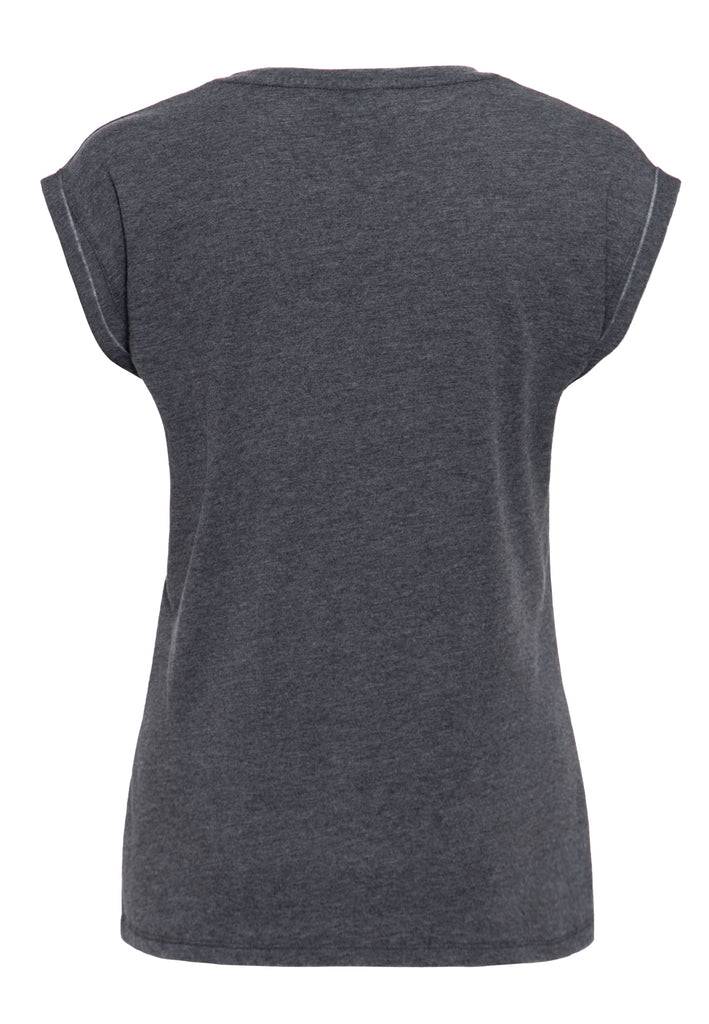 Queen Kerosin Enzym Wash T-Shirt «Wild Thing» Bis zu 65% Rabatt