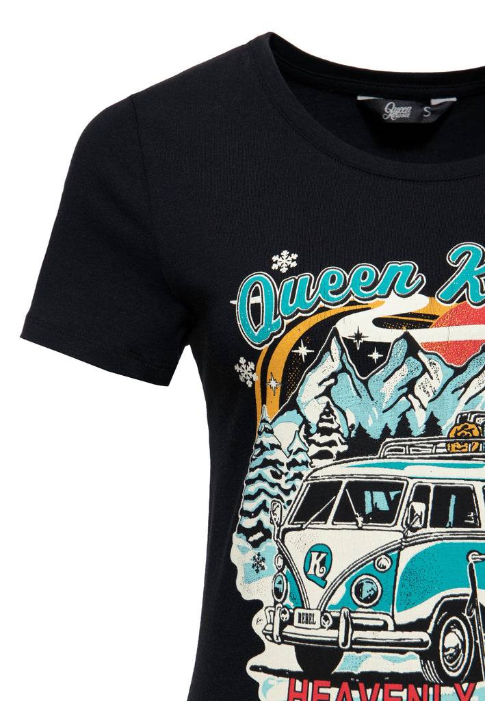 Queen Kerosin T-Shirt «Heavenly Valley» Riesige Rabatte