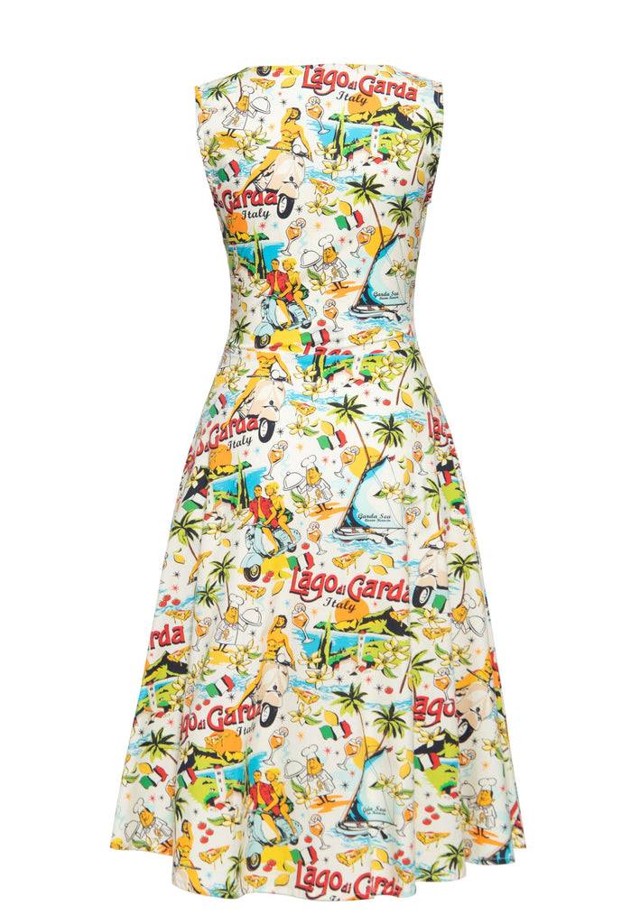 Queen Kerosin Swingkleid «Lago di Garda» Kostenloser Versand international