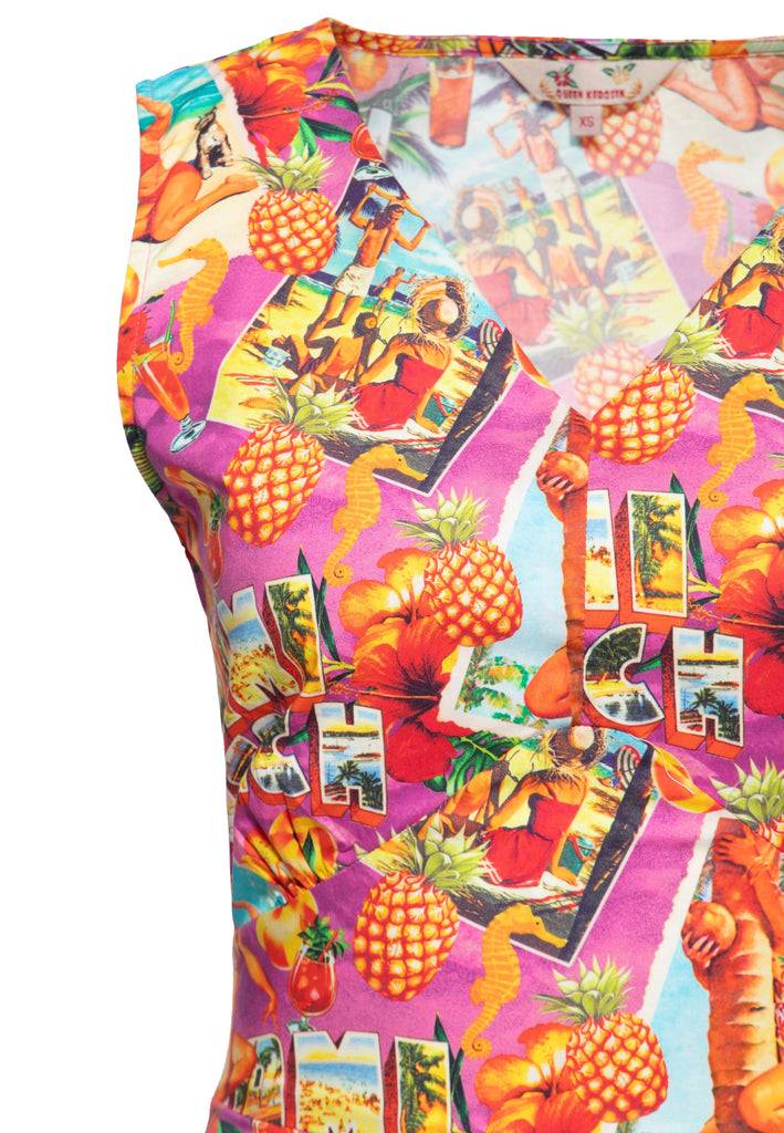 Queen Kerosin Swingkleid «Miami & Long Beach» Fabrikladen