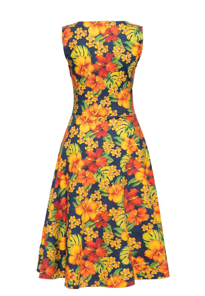 Queen Kerosin Swingkleid «Hibiskus» Begrenzt auf 3 Tage