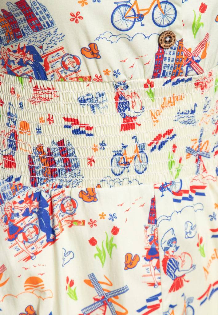 Queen Kerosin Swingkleid «Amsterdam» Im Verkauf