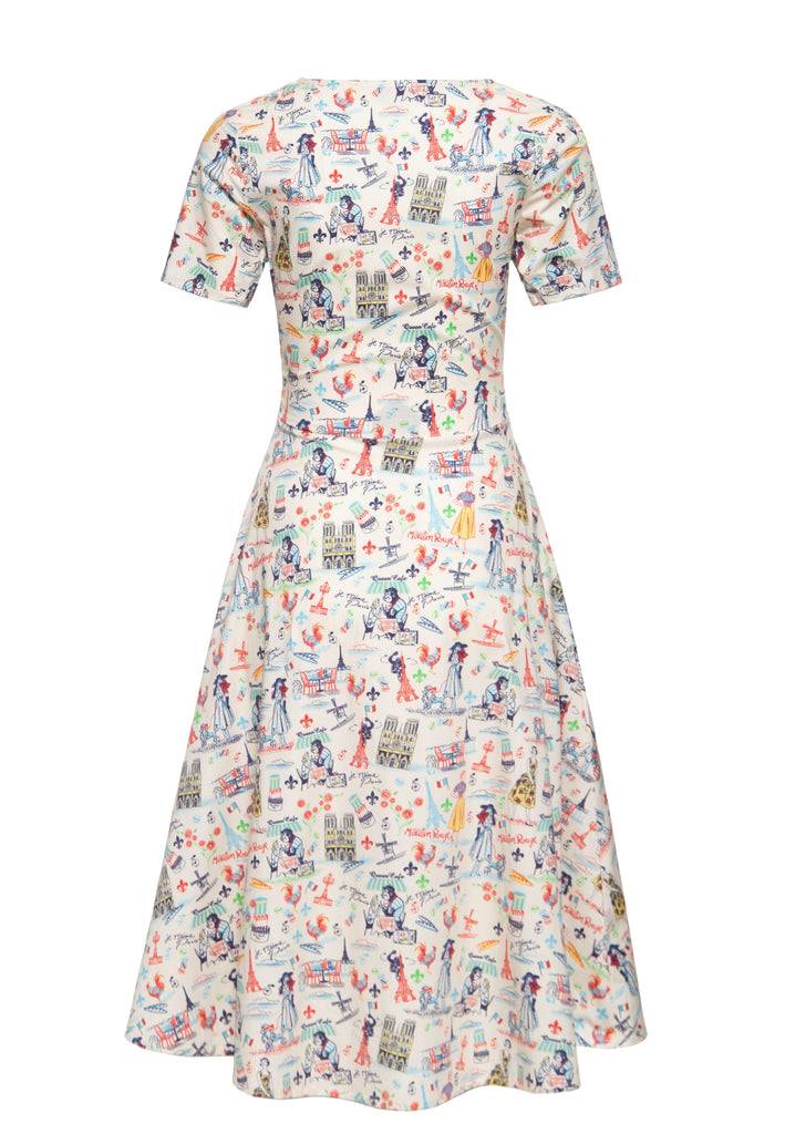 Queen Kerosin Swingkleid «Paris» 50% Rabatt für begrenzte Zeit