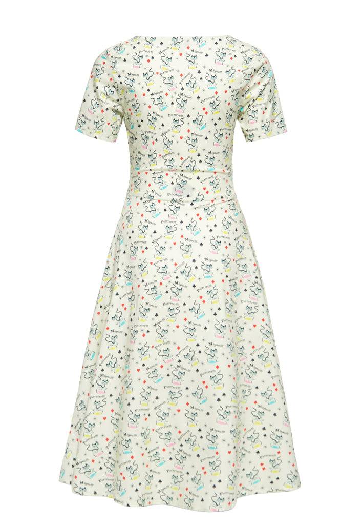 Queen Kerosin Swingkleid «Retro Cats» Rabatte dieses Monats