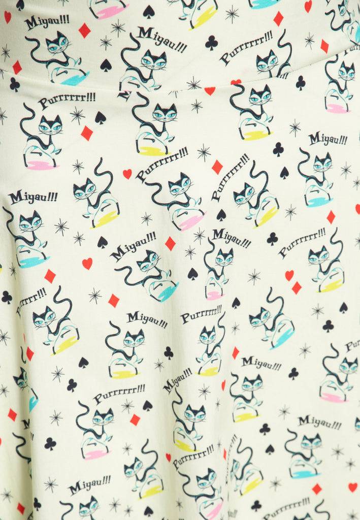 Queen Kerosin Swingkleid «Retro Cats» Rabatte dieses Monats
