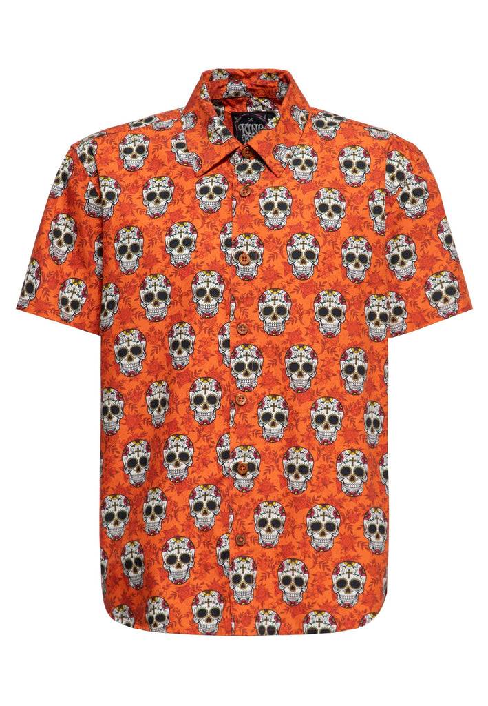 Queen Kerosin Hemd «Calavera» Angebote
