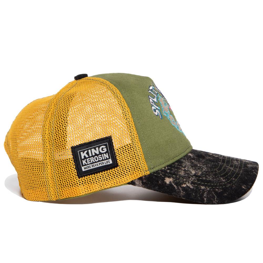 Queen Kerosin Trucker Cap «Split the Road» Kostenloser Versand