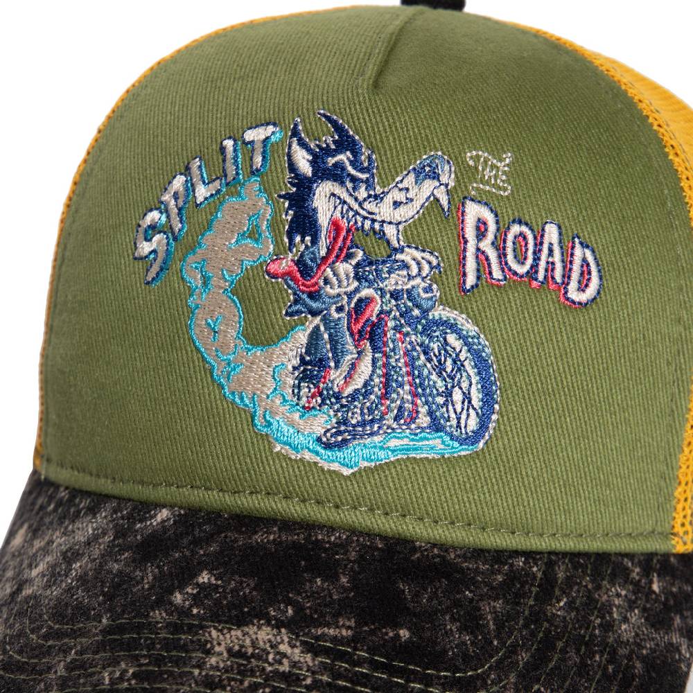 Queen Kerosin Trucker Cap «Split the Road» Kostenloser Versand