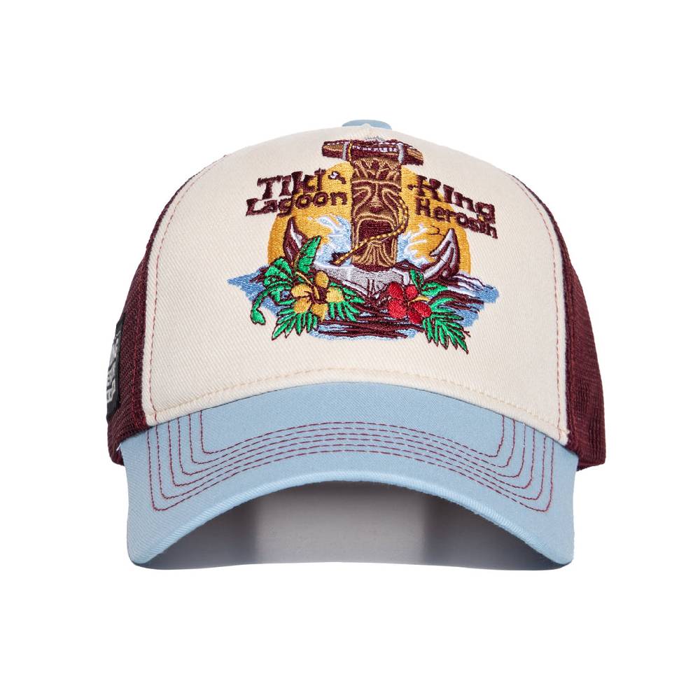 Queen Kerosin Trucker Cap «Tiki Lagoon» Limitierter Zeitrabatt