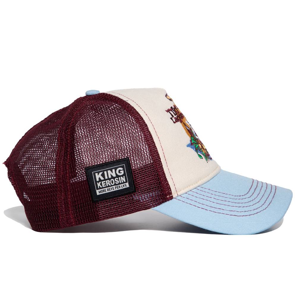 Queen Kerosin Trucker Cap «Tiki Lagoon» Limitierter Zeitrabatt