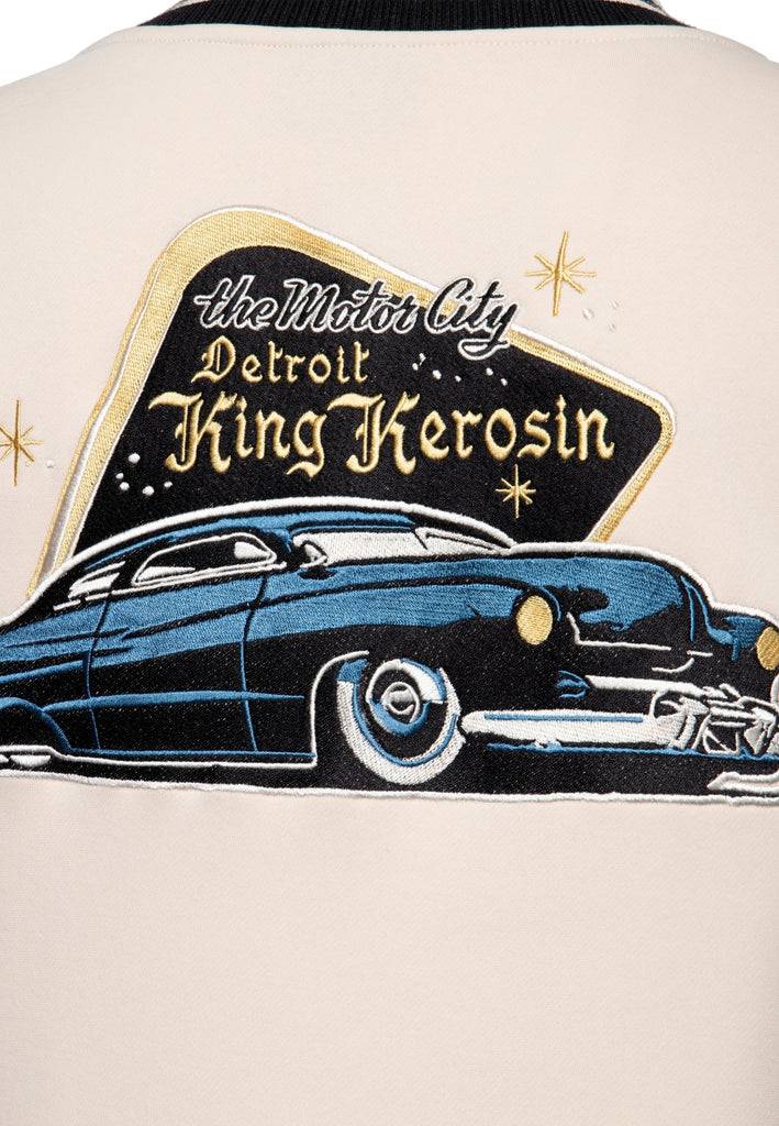 Queen Kerosin College Jacke «Detroit Greaser» Großer Ausverkauf