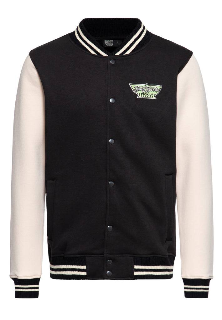 Queen Kerosin College Jacke «Pick-Up Service» Begrenztes Angebot