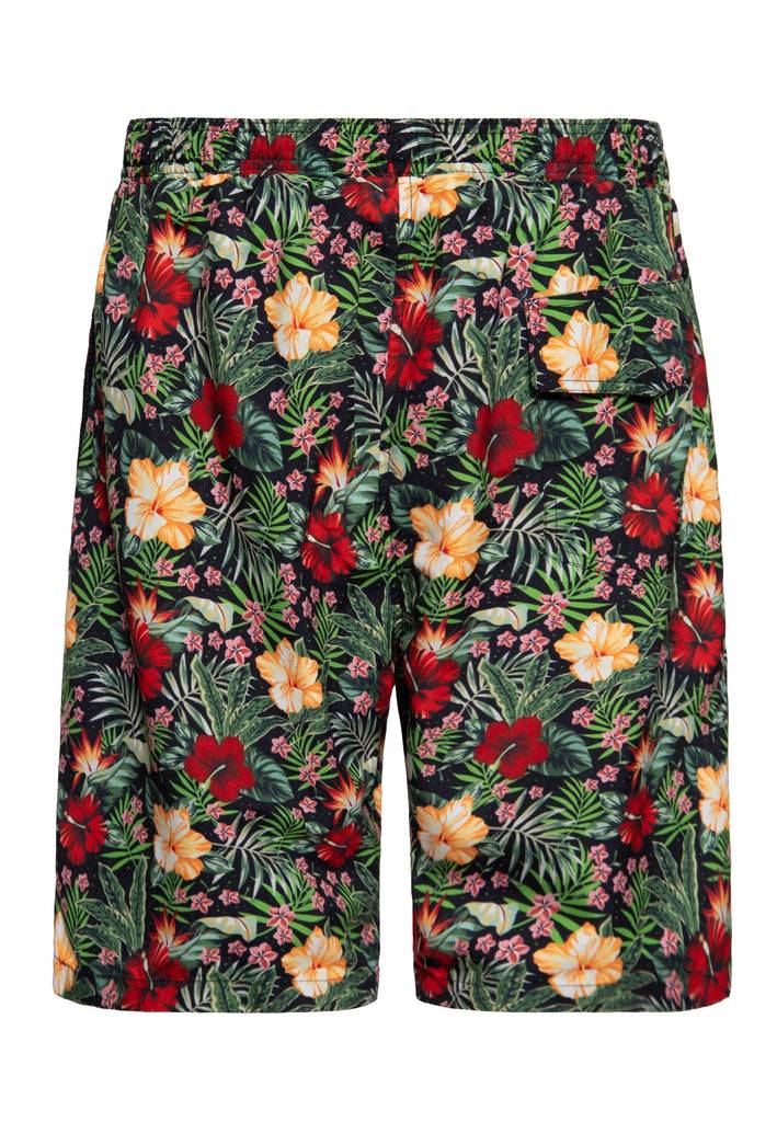 Queen Kerosin Badeshorts «Hibiscus» Exklusivangebot