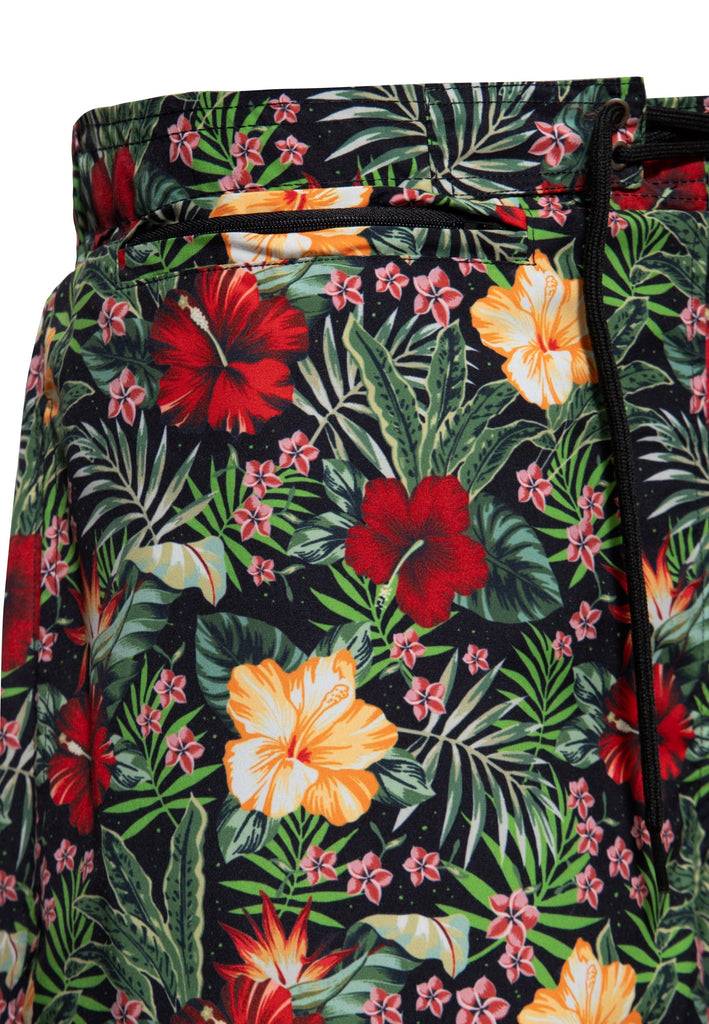 Queen Kerosin Badeshorts «Hibiscus» Exklusivangebot