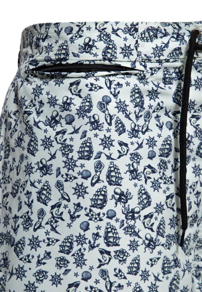 Queen Kerosin Badeshorts «Sailor» Osterangebot