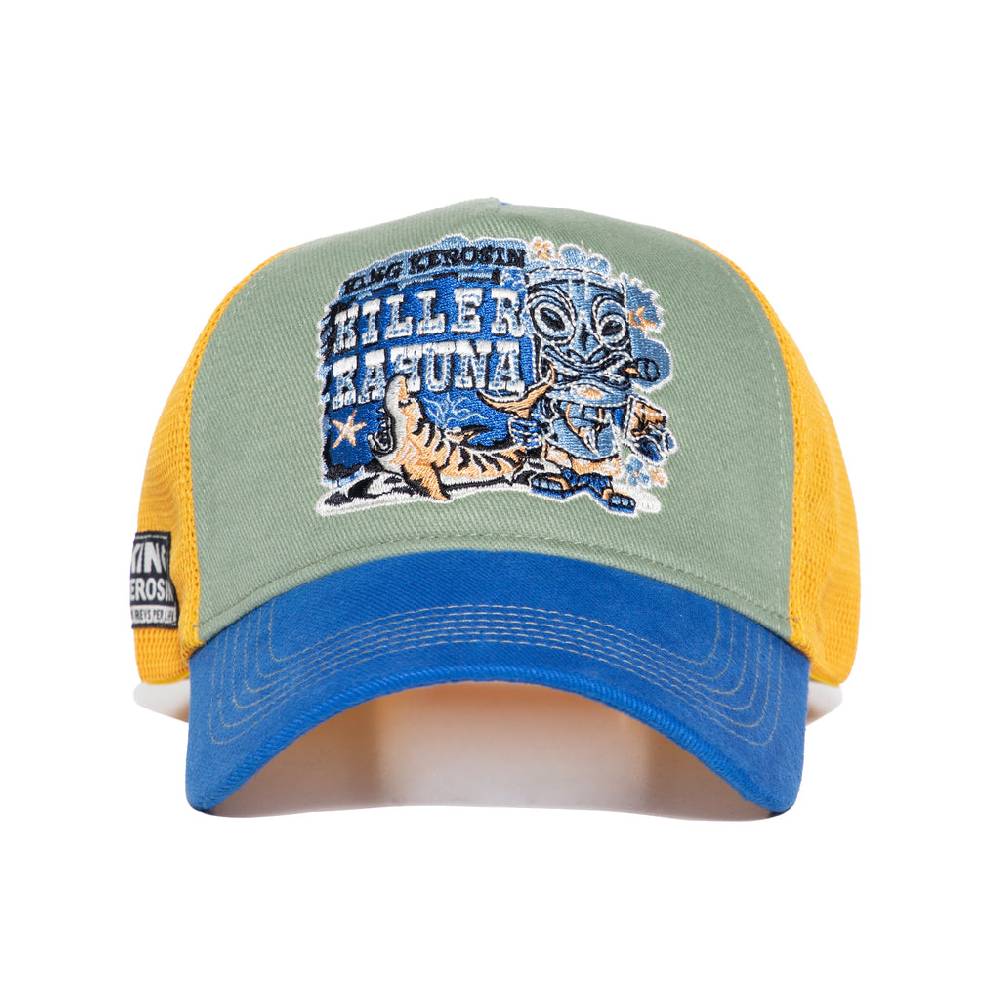 Queen Kerosin Trucker Cap «Killer Kahuna» Große Rabatte