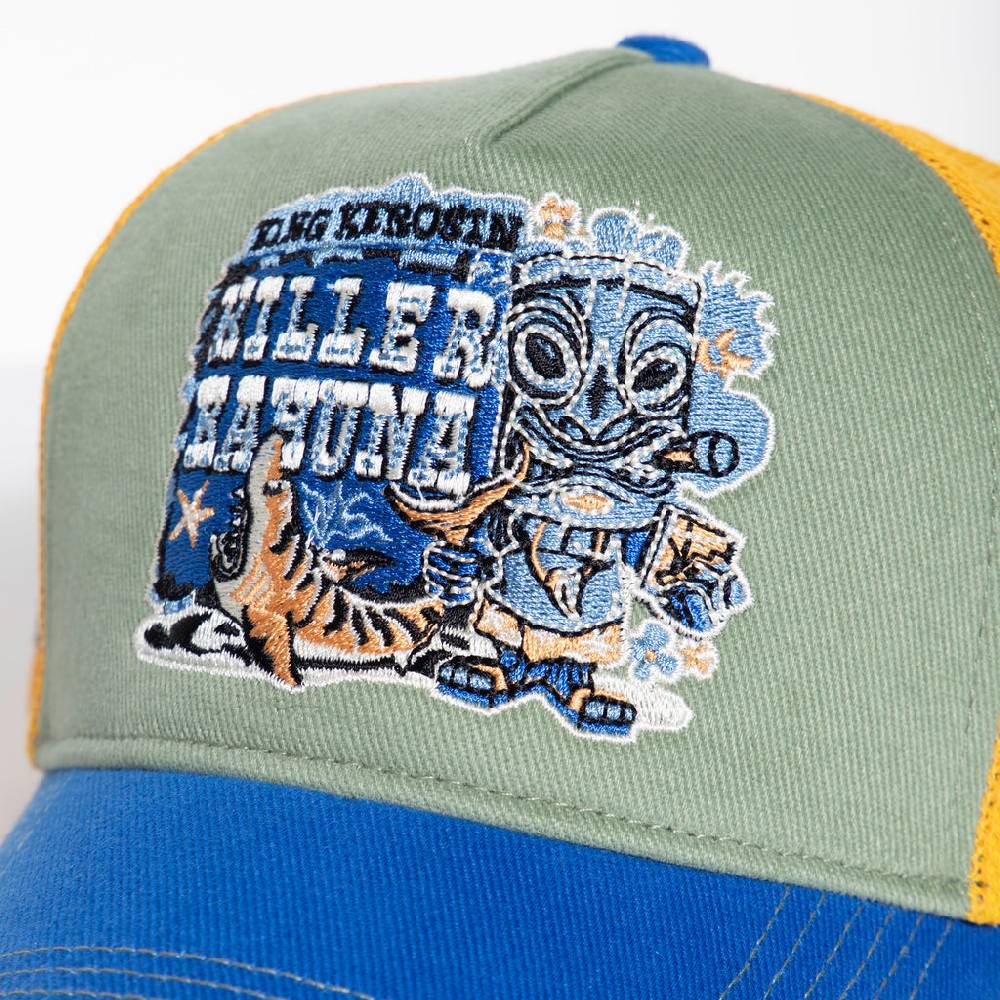 Queen Kerosin Trucker Cap «Killer Kahuna» Große Rabatte