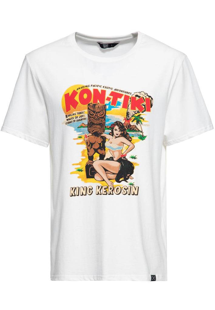 Queen Kerosin T-Shirt «Kon-Tiki» Räumungsverkauf