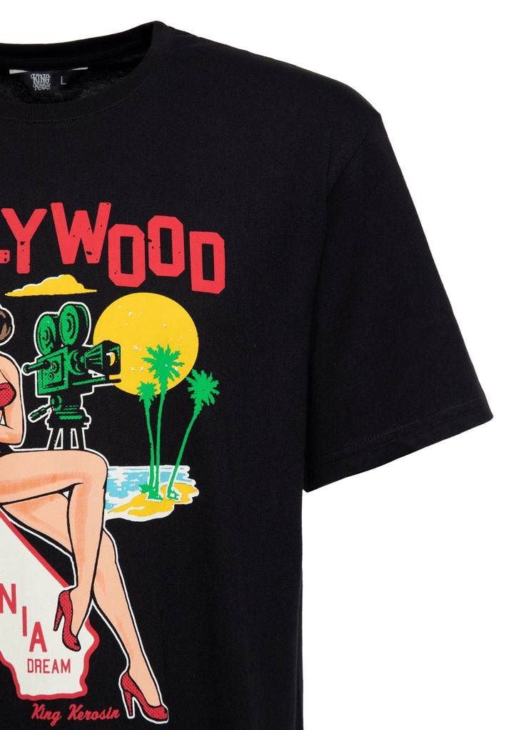 Queen Kerosin T-Shirt «Hollywood» Tägliche Deals