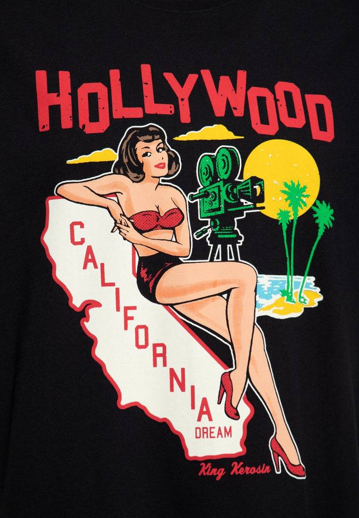 Queen Kerosin T-Shirt «Hollywood» Tägliche Deals
