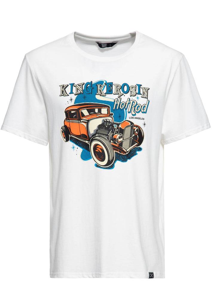 Queen Kerosin T-Shirt «Hot Rod» Sonderangebote