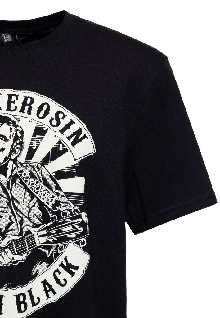 Queen Kerosin T-Shirt «Man in Black» Riesige Ersparnisse