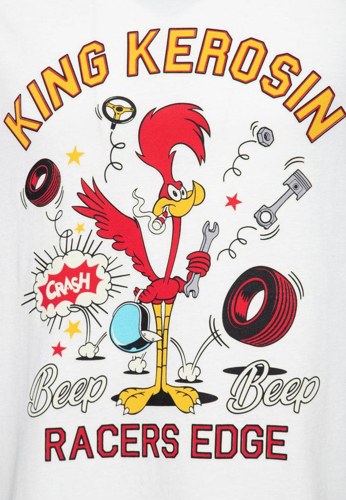 Queen Kerosin Ringer T-Shirt «Beep Beep» Begrenzte Freigabe