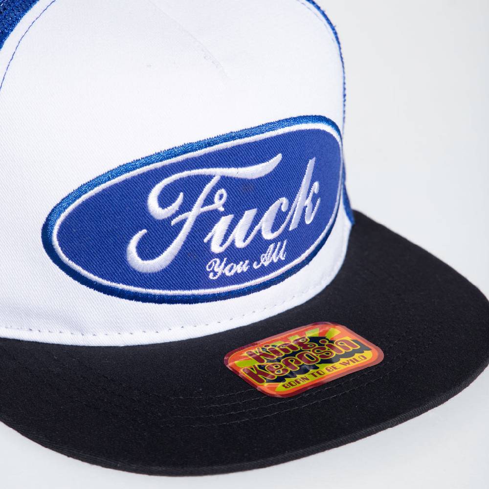 Queen Kerosin Snapback Cap «Fuck You All» Letzte 3 Tage