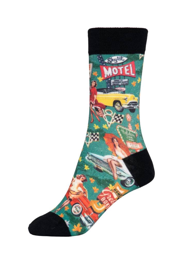 Queen Kerosin Socken «50s Flashback» Bis zu 60% Rabatt