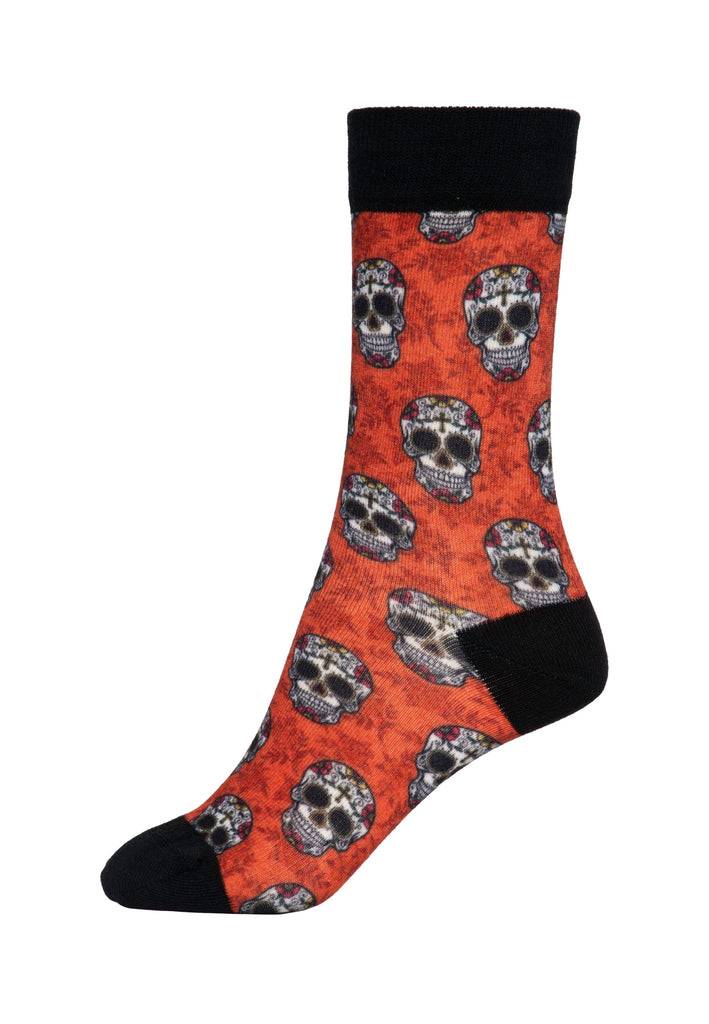 Queen Kerosin Socken «Sugar Skull» Bis zu 55% Rabatt