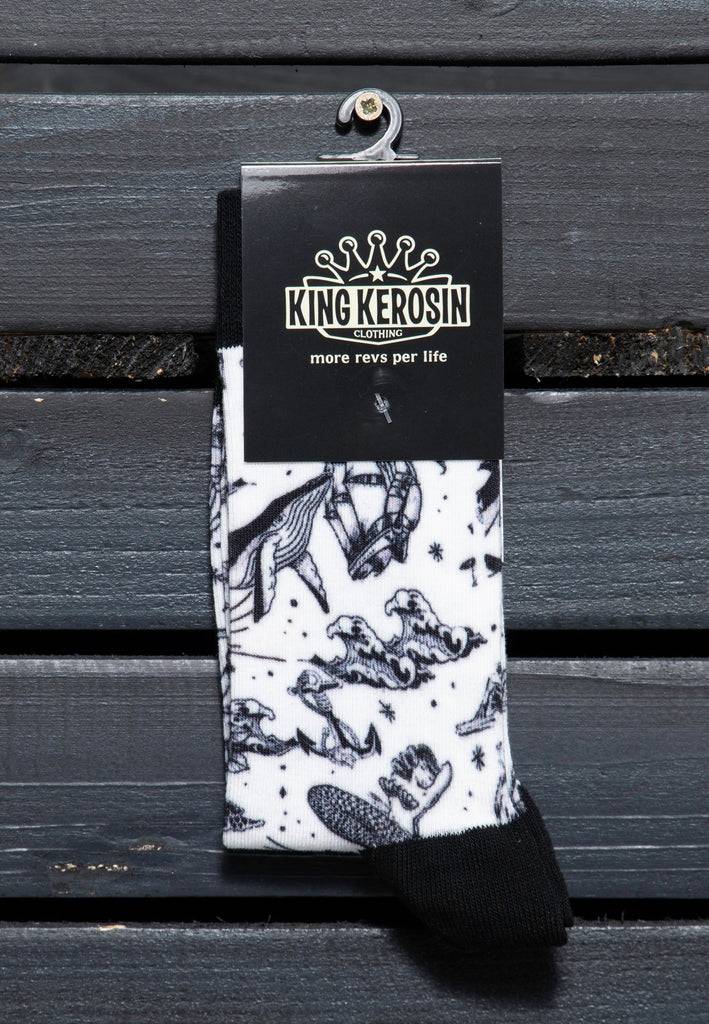 Queen Kerosin Socken «Sailor» Discount Store für neue Produkte